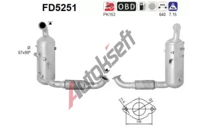 AS Filtr pevnch stic ASA FD5251, FD5251
