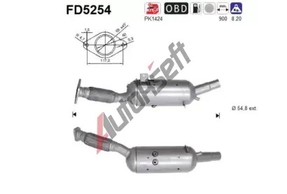 AS Filtr pevnch stic ASA FD5254, FD5254
