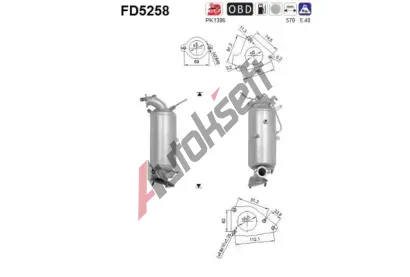 AS Filtr pevnch stic ASA FD5258, FD5258