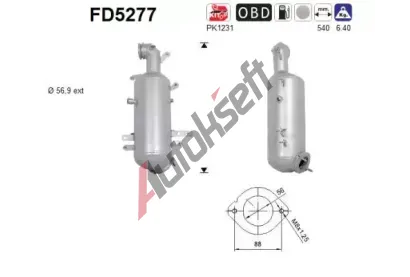 AS Filtr pevnch stic ASA FD5277, FD5277