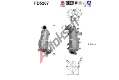 AS Filtr pevn�ch ��stic ASA FD5287, FD5287