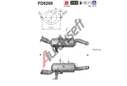 AS Filtr pevnch stic ASA FD5288, FD5288