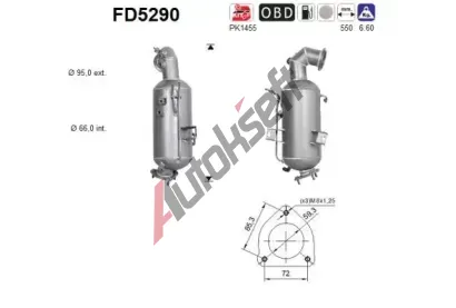 AS Filtr pevnch stic ASA FD5290, FD5290