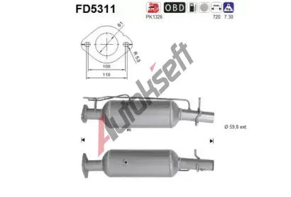 AS Filtr pevnch stic ASA FD5311, FD5311