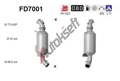 AS Filtr pevnch stic ASA FD7001, FD7001