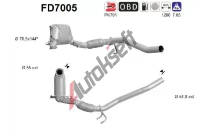 AS Filtr pevnch stic ASA FD7005, FD7005
