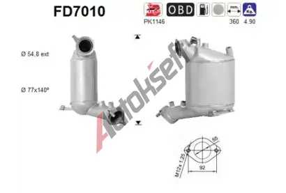 AS Filtr pevn�ch ��stic ASA FD7010, FD7010
