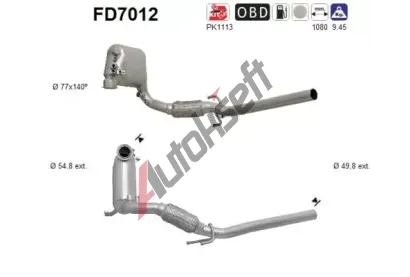AS Filtr pevnch stic ASA FD7012, FD7012