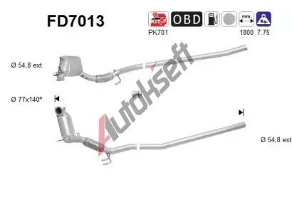 AS Filtr pevnch stic ASA FD7013, FD7013