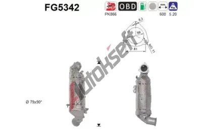 AS Filtr pevnch stic ASA FG5342, FG5342