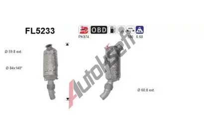 AS Filtr pevnch stic ASA FL5233, FL5233