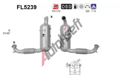 AS Filtr pevnch stic ASA FL5239, FL5239