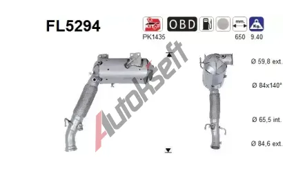 AS Filtr pevn�ch ��stic ASA FL5294, FL5294