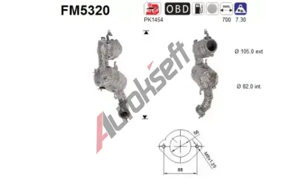 AS Filtr pevn�ch ��stic ASA FM5320, FM5320