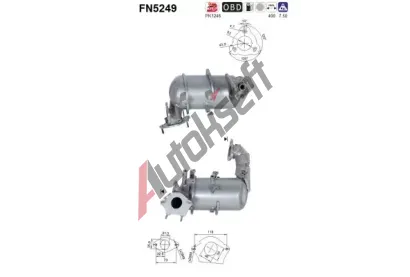 AS Filtr pevn�ch ��stic ASA FN5249, FN5249