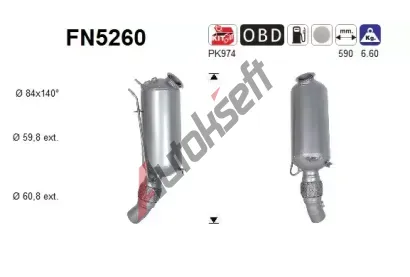 AS Filtr pevn�ch ��stic ASA FN5260, FN5260