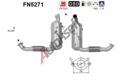 AS Filtr pevn�ch ��stic ASA FN5271, FN5271