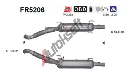 AS Filtr pevnch stic ASA FR5206, FR5206