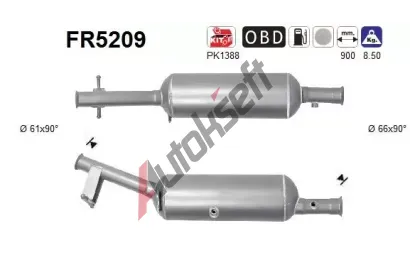 AS Filtr pevnch stic ASA FR5209, FR5209