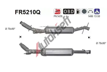 AS Filtr pevnch stic ASA FR5210Q, FR5210Q