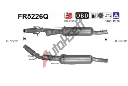 AS Filtr pevnch stic ASA FR5226Q, FR5226Q