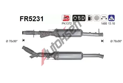 AS Filtr pevnch stic ASA FR5231, FR5231