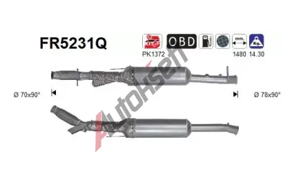 AS Filtr pevnch stic ASA FR5231Q, FR5231Q