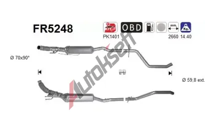 AS Filtr pevnch stic ASA FR5248, FR5248