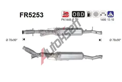 AS Filtr pevnch stic ASA FR5253, FR5253