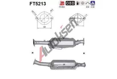 AS Filtr pevn�ch ��stic ASA FT5213, FT5213