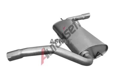 ASMET Zadní tlumič výfuku ASM 07.262, 07.262 ASMET Zadní tlumič výfuku ASM 07.262, 07.262