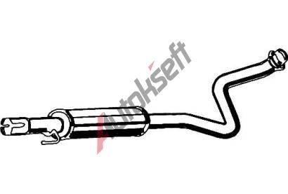 ASMET Střední tlumič výfuku ASM 20.038, 20.038 ASMET Střední tlumič výfuku ASM 20.038, 20.038