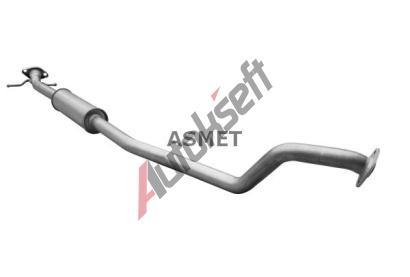 ASMET Střední tlumič výfuku ASM 25.014, 25.014 ASMET Střední tlumič výfuku ASM 25.014, 25.014