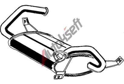 ASMET Zadn� tlumi� v�fuku ASM 26.015, 26.015