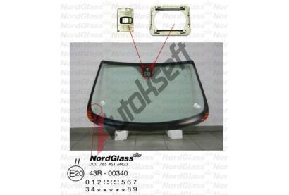 NordGlass eln sklo - zelen - senzor [03/06-] ASNG 2039AGSM1B, 2039AGSM1B