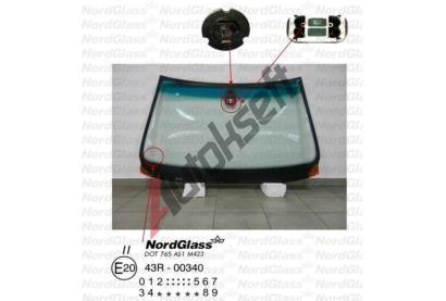 NordGlass �eln� sklo - zelen� - zelen� pruh - senzor [01/98-08/01] ASNG 2434AGNGNMV1B, 2434AGNGNMV1B