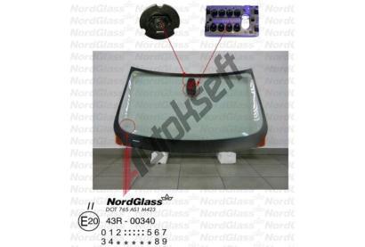 NordGlass �eln� sklo - zelen� - senzor [03/05-] ASNG 2447AGNMV1B, 2447AGNMV1B