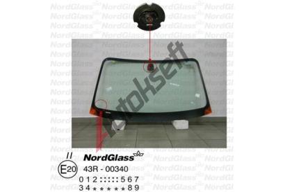 NordGlass eln sklo - zelen ASNG 2448AGNV, 2448AGNV