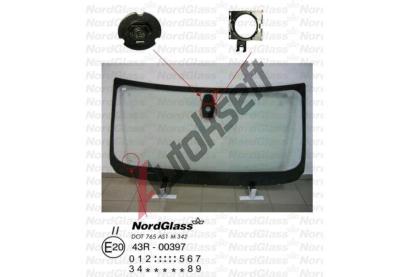 NordGlass �eln� sklo - zelen� - senzor ASNG 2452AGSMV1B, 2452AGSMV1B