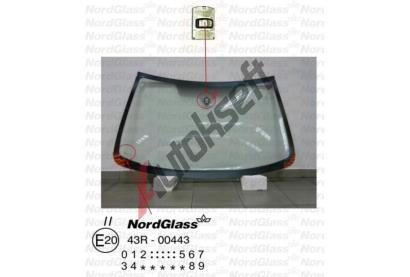 NordGlass eln sklo - zelen ASNG 2725AGSV1B, 2725AGSV1B