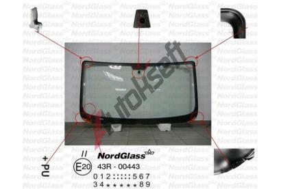 NordGlass eln sklo - zelen ASNG 2737AGSVZ, 2737AGSVZ