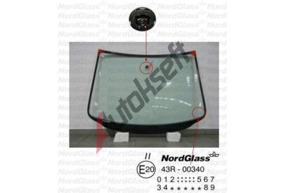 NordGlass eln sklo - zelen [01/00-] ASNG 3550AGNV2P, 3550AGNV2P
