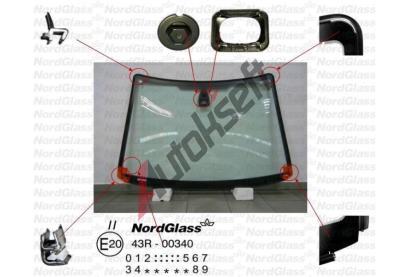 NordGlass �eln� sklo - zelen� - senzor [09/03-] ASNG 3565AGSMVW1P, 3565AGSMVW1P