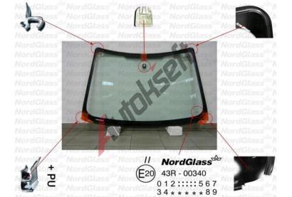 NordGlass eln sklo - zelen [12/04-] ASNG 3566AGSVW1R, 3566AGSVW1R