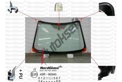 NordGlass eln sklo - zelen [11/05-] ASNG 3566AGSVW2R, 3566AGSVW2R