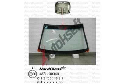 NordGlass Čelní sklo - zelené - modrý pruh ASNG 4134AGNBLV, 4134AGNBLV NordGlass Čelní sklo - zelené - modrý pruh ASNG 4134AGNBLV, 4134AGNBLV