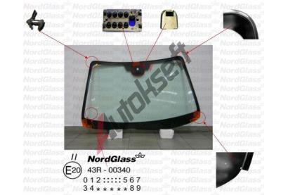 NordGlass eln sklo - zelen - senzor [05/05-] ASNG 5164AGNMW1P, 5164AGNMW1P