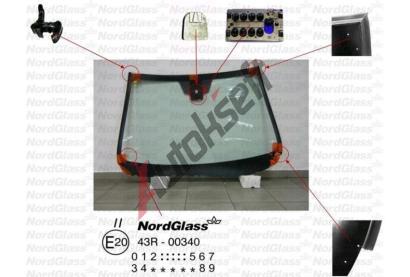 NordGlass eln sklo - zelen / senzor ASNG 5174AGNMW1B, 5174AGNMW1B