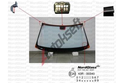 NordGlass eln sklo - modr - senzor [01/02-] ASNG 5347ABSMVW6B, 5347ABSMVW6B