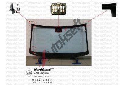 NordGlass Čelní sklo - modré - senzor ASNG 5360ABLMVZ1D, 5360ABLMVZ1D NordGlass Čelní sklo - modré - senzor ASNG 5360ABLMVZ1D, 5360ABLMVZ1D